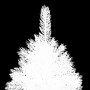 Artificial Christmas tree with LED and thick branches white 150 cm by vidaXL, Christmas trees - Ref: Foro24-3077461, Price: 9...