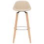 Kitchen stools 2 units cream fabric by vidaXL, Kitchen stools - Ref: Foro24-289379, Price: 130,35 €, Discount: %