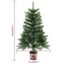 Künstlicher Weihnachtsbaum mit grünen LEDs 90 cm von vidaXL, Weihnachtsbäume - Ref: Foro24-3077466, Preis: 55,32 €, Rabatt: %