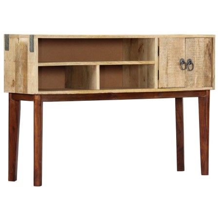 Solid rough mango wood console table 115x30x76 cm by vidaXL, Side tables - Ref: Foro24-282746, Price: 171,02 €, Discount: %