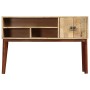 Solid rough mango wood console table 115x30x76 cm by vidaXL, Side tables - Ref: Foro24-282746, Price: 171,02 €, Discount: %