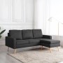 3-Sitzer-Sofa mit dunkelgrauer Stofffußstütze von vidaXL, Sofas - Ref: Foro24-288724, Preis: 441,63 €, Rabatt: %