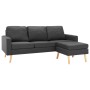 3-seater sofa with dark gray fabric ottoman by vidaXL, Sofas - Ref: Foro24-288724, Price: 442,99 €, Discount: %