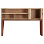 Solid rough mango wood console table 115x30x76 cm by vidaXL, Side tables - Ref: Foro24-282746, Price: 171,02 €, Discount: %