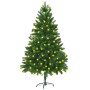 Künstlicher Weihnachtsbaum mit grünen LED-Lichtern 180 cm von vidaXL, Weihnachtsbäume - Ref: Foro24-3077469, Preis: 154,84 €,...