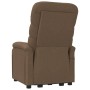 Sillón elevable tela marrón de vidaXL, Sillones - Ref: Foro24-3109609, Precio: 381,99 €, Descuento: %