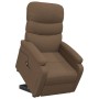 Sillón elevable tela marrón de vidaXL, Sillones - Ref: Foro24-3109609, Precio: 381,99 €, Descuento: %