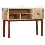 Solid rough mango wood console table 115x30x76 cm by vidaXL, Side tables - Ref: Foro24-282746, Price: 171,02 €, Discount: %