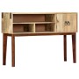 Solid rough mango wood console table 115x30x76 cm by vidaXL, Side tables - Ref: Foro24-282746, Price: 171,02 €, Discount: %