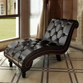 Brown Faux Leather Daybed by vidaXL, Daybeds - Ref: Foro24-241937, Price: 198,99 €, Discount: %