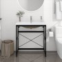 Bathroom structure with built-in black iron sink by vidaXL, bathroom vanities - Ref: Foro24-3101390, Price: 221,02 €, Discoun...