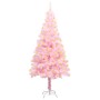 Artificial Christmas tree with LEDs and pink PVC support 150 cm by vidaXL, Christmas trees - Ref: Foro24-3077412, Price: 33,9...