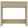 Sonoma oak plywood desk 80x40x75 cm by vidaXL, Desks - Ref: Foro24-801358, Price: 61,71 €, Discount: %