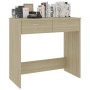 Sonoma oak plywood desk 80x40x75 cm by vidaXL, Desks - Ref: Foro24-801358, Price: 61,71 €, Discount: %