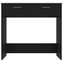 Black plywood desk 80x40x75 cm by vidaXL, Desks - Ref: Foro24-801356, Price: 65,04 €, Discount: %