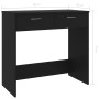 Black plywood desk 80x40x75 cm by vidaXL, Desks - Ref: Foro24-801356, Price: 65,04 €, Discount: %