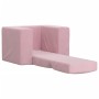 Sofá cama para niños felpa suave rosa de vidaXL, Mobiliario para bebés y niños pequeños - Ref: Foro24-341850, Precio: 38,67 €...