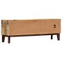 Solid rough mango wood TV cabinet 130x30x46 cm by vidaXL, TV Furniture - Ref: Foro24-282747, Price: 222,25 €, Discount: %