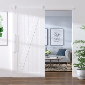 Hardware kit for white steel sliding doors 183 cm by vidaXL, doorframes - Ref: Foro24-151709, Price: 63,43 €, Discount: %