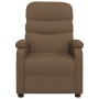 Sillón reclinable eléctrico de tela marrón de vidaXL, Sillones - Ref: Foro24-3073688, Precio: 258,77 €, Descuento: %