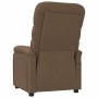 Sillón reclinable eléctrico de tela marrón de vidaXL, Sillones - Ref: Foro24-3073688, Precio: 258,77 €, Descuento: %