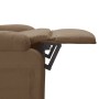 Sillón reclinable eléctrico de tela marrón de vidaXL, Sillones - Ref: Foro24-3073688, Precio: 258,77 €, Descuento: %