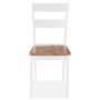 Dining chairs 6 units white rubber wood by vidaXL, dining chairs - Ref: Foro24-275061, Price: 315,00 €, Discount: %