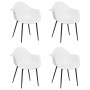 Dining chairs 4 units white PP by vidaXL, dining chairs - Ref: Foro24-338074, Price: 214,90 €, Discount: %