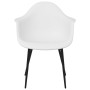 Dining chairs 4 units white PP by vidaXL, dining chairs - Ref: Foro24-338074, Price: 214,90 €, Discount: %