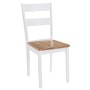 Dining chairs 2 units solid white rubber wood by vidaXL, dining chairs - Ref: Foro24-245368, Price: 113,18 €, Discount: %