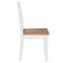 Dining chairs 2 units solid white rubber wood by vidaXL, dining chairs - Ref: Foro24-245368, Price: 113,18 €, Discount: %