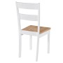 Dining chairs 2 units solid white rubber wood by vidaXL, dining chairs - Ref: Foro24-245368, Price: 113,18 €, Discount: %