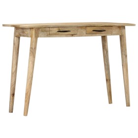 Solid rough mango wood console table 115x40x75 cm by vidaXL, Side tables - Ref: Foro24-282748, Price: 147,37 €, Discount: %