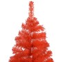 Árbol de Navidad artificial con LEDs y bolas PVC rojo 120 cm de vidaXL, Arboles de navidad - Ref: Foro24-3077684, Precio: 35,...