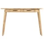 Mesa consola de madera maciza de mango rugosa 115x40x75 cm de vidaXL, Mesas auxiliares - Ref: Foro24-282748, Precio: 146,87 €...