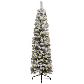 Artificial Christmas tree with LEDs and snow PVC green 120 cm by vidaXL, Christmas trees - Ref: Foro24-3077754, Price: 35,83 ...