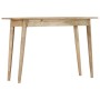 Mesa consola de madera maciza de mango rugosa 115x40x75 cm de vidaXL, Mesas auxiliares - Ref: Foro24-282748, Precio: 146,87 €...