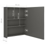 Bathroom cabinet with anthracite gray mirror 50x14x60 cm by vidaXL, bathroom vanities - Ref: Foro24-326487, Price: 112,35 €, ...