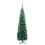 Beleuchteter Weihnachtsbaum mit Lichtern und grünen Kugeln 240 cm von vidaXL, Weihnachtsbäume - Ref: Foro24-3077806, Preis: 9...