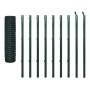 Euro Green Steel Fence 10x1.7 m by vidaXL, fence panels - Ref: Foro24-142378, Price: 169,99 €, Discount: %