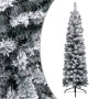 Slim Christmas tree with snow PVC green 210 cm by vidaXL, Christmas trees - Ref: Foro24-3077757, Price: 74,43 €, Discount: %