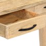 Mesa consola de madera maciza de mango rugosa 115x40x75 cm de vidaXL, Mesas auxiliares - Ref: Foro24-282748, Precio: 146,87 €...