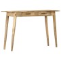 Mesa consola de madera maciza de mango rugosa 115x40x75 cm de vidaXL, Mesas auxiliares - Ref: Foro24-282748, Precio: 146,87 €...