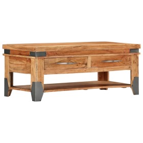 Solid acacia wood coffee table 110x52x45 cm by vidaXL, Coffee table - Ref: Foro24-282751, Price: 262,10 €, Discount: %