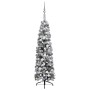 Árbol de Navidad delgado con luces, bolas y nieve verde 120 cm de vidaXL, Arboles de navidad - Ref: Foro24-3077903, Precio: 4...