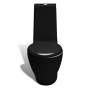 Black ceramic toilet and bidet set by vidaXL, Baths and bidets - Ref: Foro24-270060, Price: 355,44 €, Discount: %