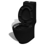 Juego de váter WC y bidé de cerámica negro de vidaXL, Baños y bidés - Ref: Foro24-270060, Precio: 353,48 €, Descuento: %