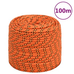 Cuerda de barco polipropileno naranja 8 mm 100 m de vidaXL, Sogas y cuerdas metálicas - Ref: Foro24-152662, Precio: 32,92 €, ...