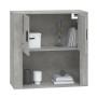 Armario de pared madera contrachapada gris hormigón 80x33x80 cm de vidaXL, Aparadores - Ref: Foro24-816588, Precio: 80,50 €, ...