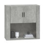 Armario de pared madera contrachapada gris hormigón 80x33x80 cm de vidaXL, Aparadores - Ref: Foro24-816588, Precio: 80,50 €, ...